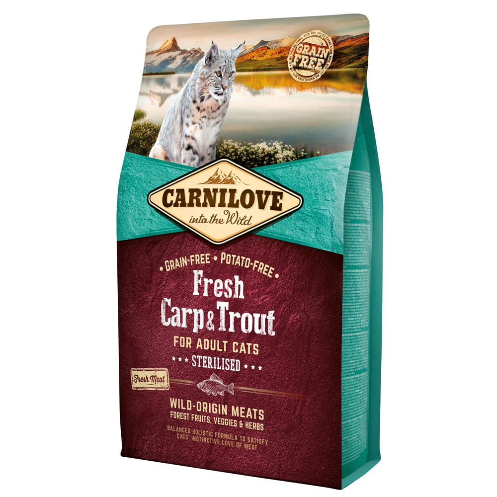 Carnilove Fresh Sterilised karp, pstrąg adult 2 kg