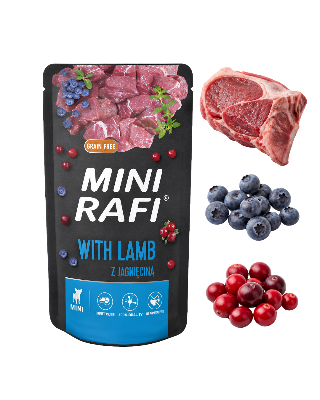 Rafi Mini Rafi jagnięcina adult małe rasy 150 g