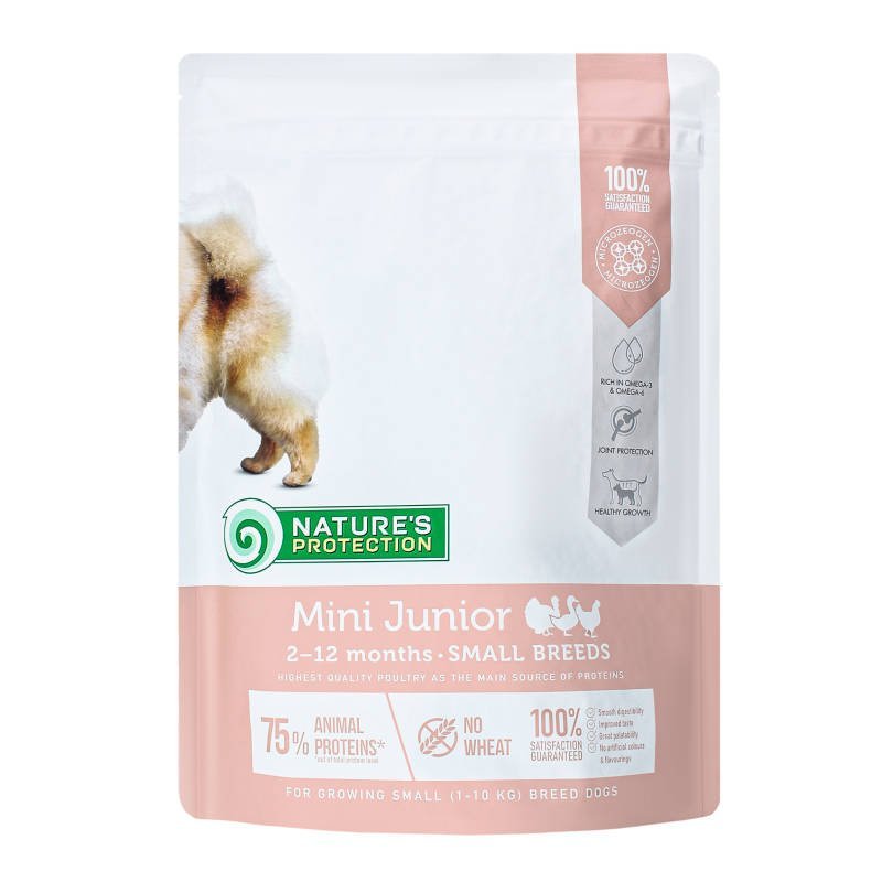 Nature's Protection Mini Junior kurczak junior małe rasy 500 g