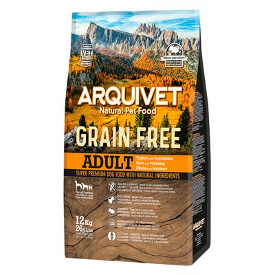 Arquivet Grain Free indyk z warzywami adult 12 kg
