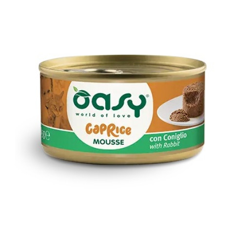 Oasy Caprice Digestive Skin & Coat królik pasztet adult 85 g