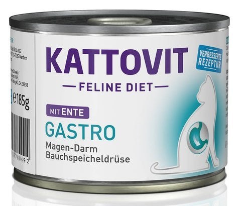 Kattovit Feline Diet Digestive kaczka kawałki 185 g