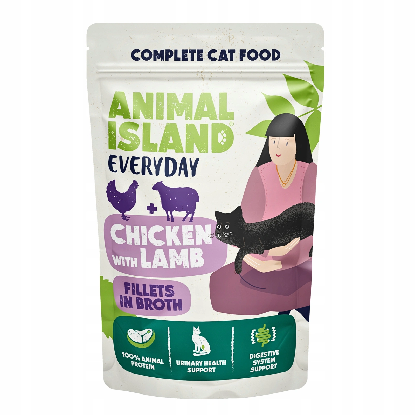 Animal Island Everyday jagnięcina, kurczak kawałki adult 85 g