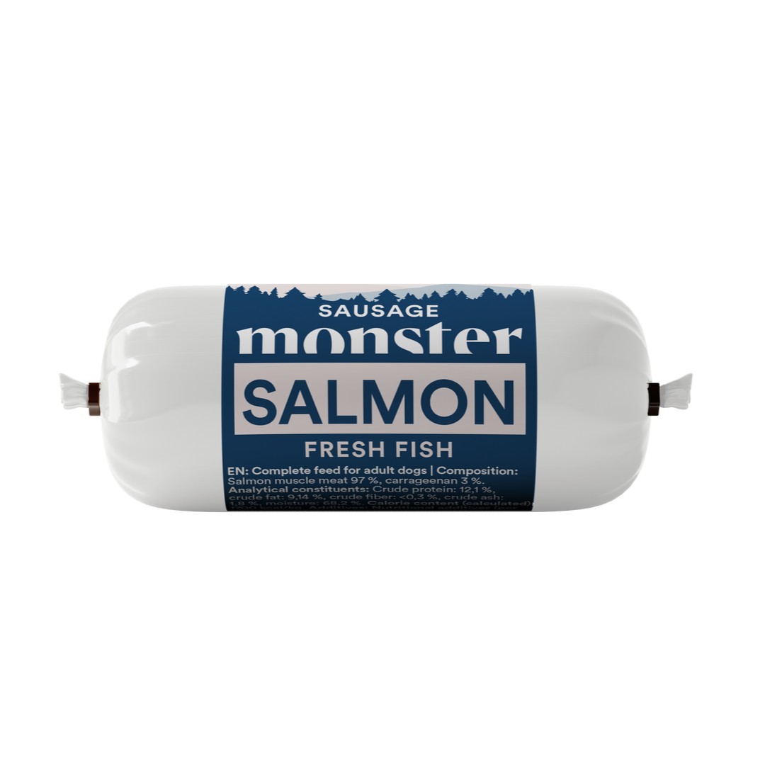 Monster Dog Sausage łosoś 80 g