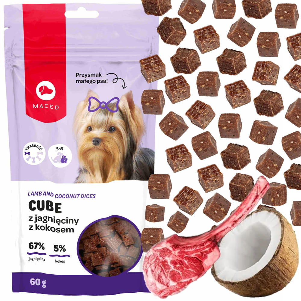 Maced Cube jagnięcina małe rasy 60 g