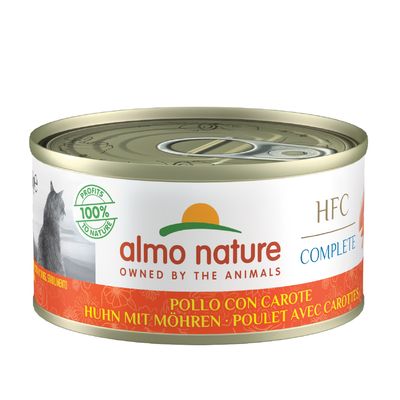 Almo Nature Hfc Complete kurczak z marchewką w sosie adult 70 g × 24