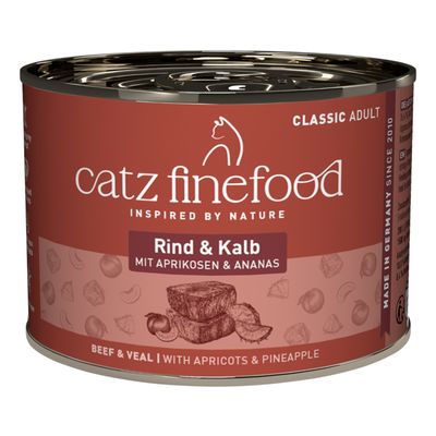 Catz Finefood Classic cielęcina, wołowina adult 200 g × 12