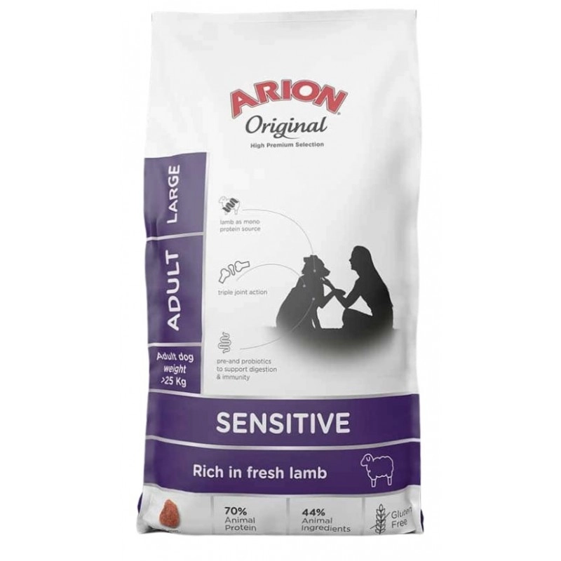 Arion Original Sensitive jagnięcina z ryżem adult duże rasy 12 kg