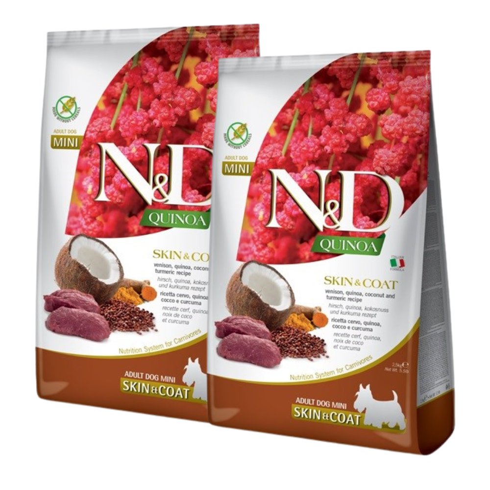 Farmina N&D Quinoa dziczyzna 2.5 kg × 2