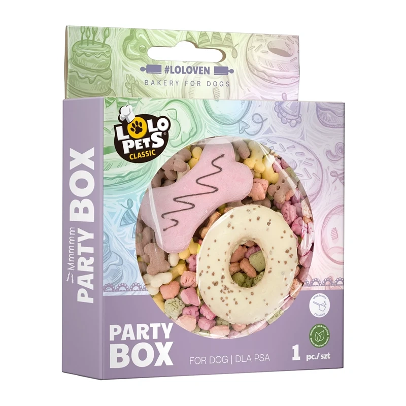 Lolo Pets Party Box małe i średnie rasy 400 g