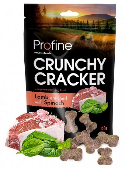 Profine Crunchy Cracker jagnięcina ze szpinakiem 150 g
