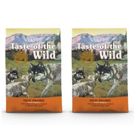 Taste of the Wild High Prairie bizon, jeleń junior 12.2 kg × 2
