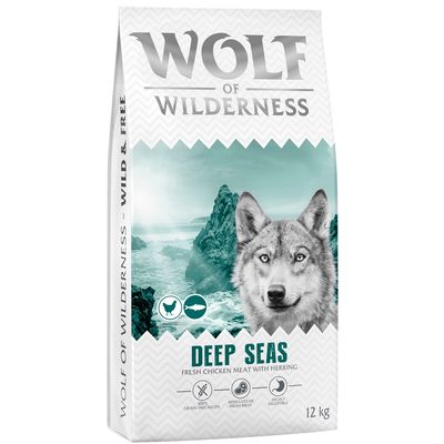 Wolf of Wilderness Deep Seas śledź adult 12 kg × 2