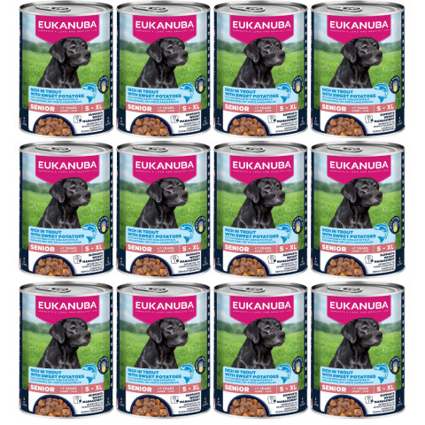 Eukanuba Life Care pstrąg senior 400 g × 12