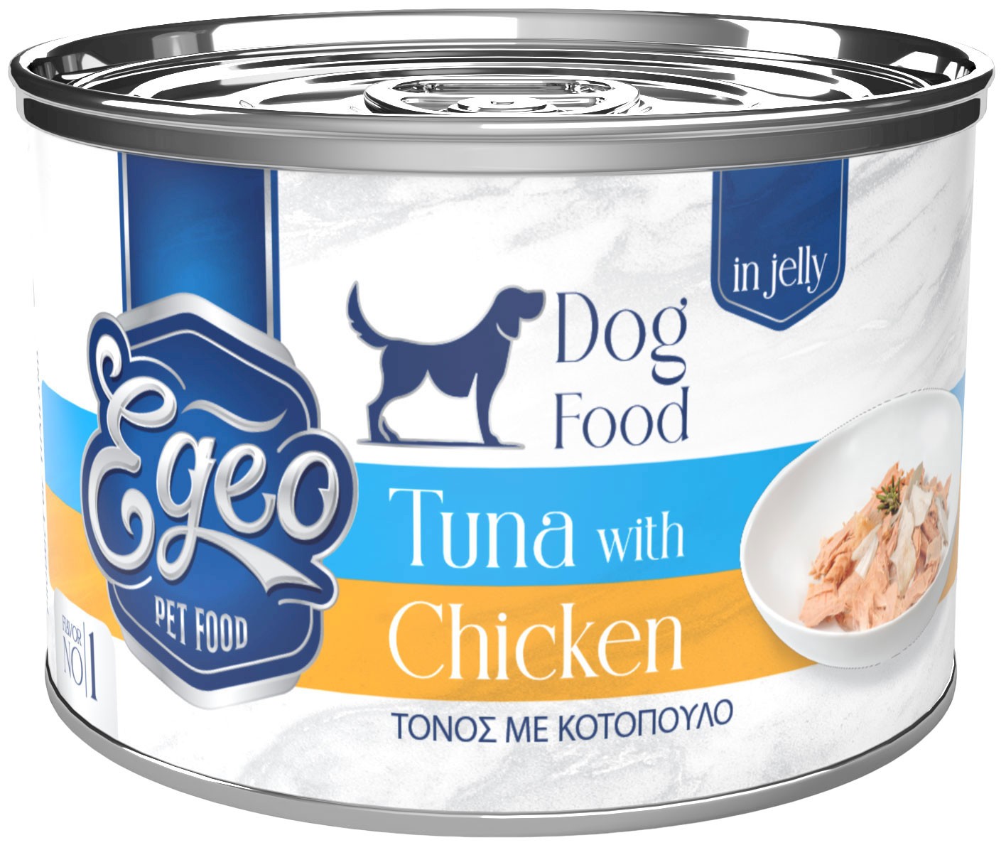 Egeo kurczak, tuńczyk adult 160 g