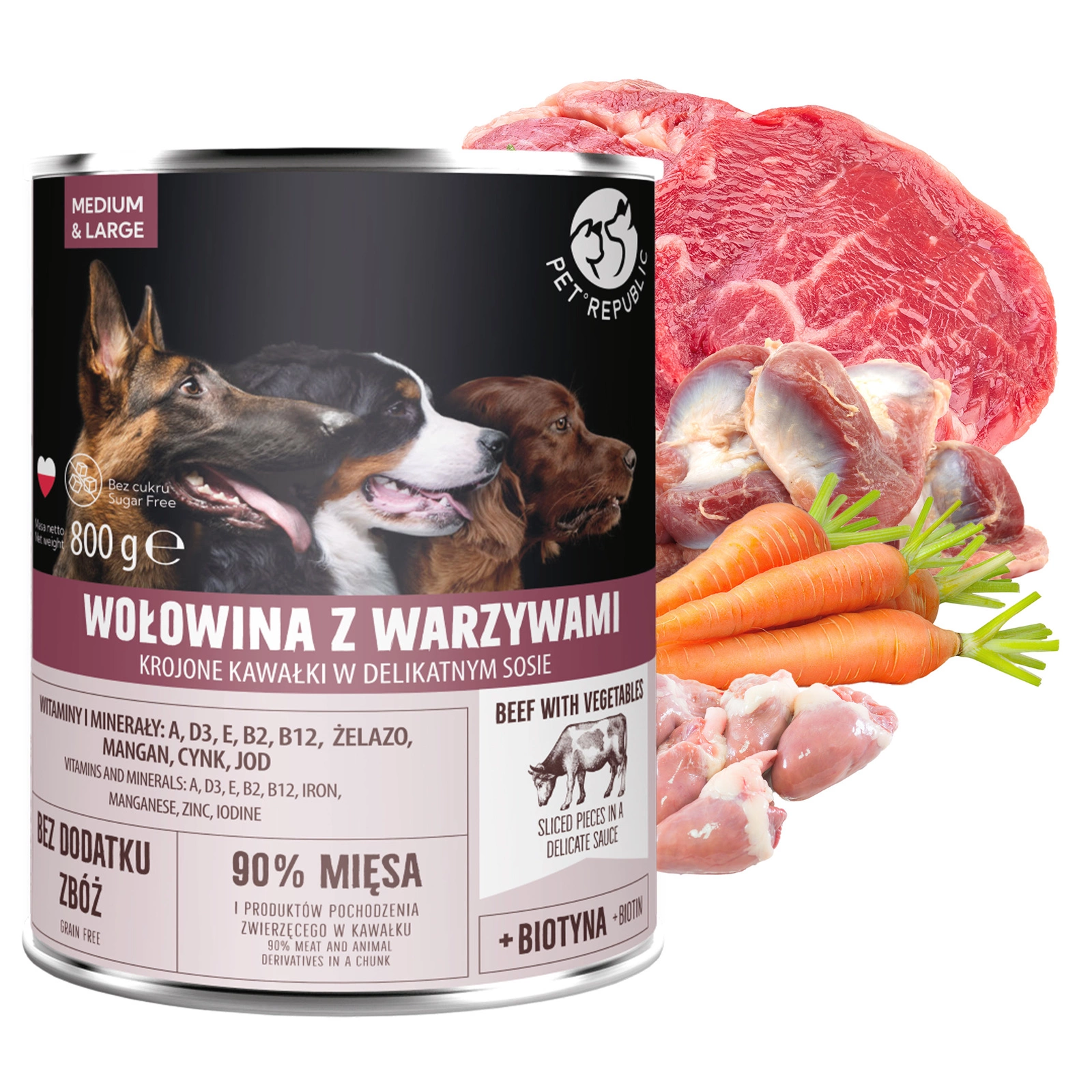 Pet Republic wołowina 800 g