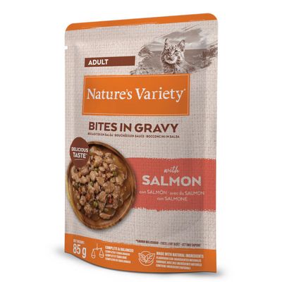 Nature's Variety Bites łosoś w sosie adult 85 g × 22