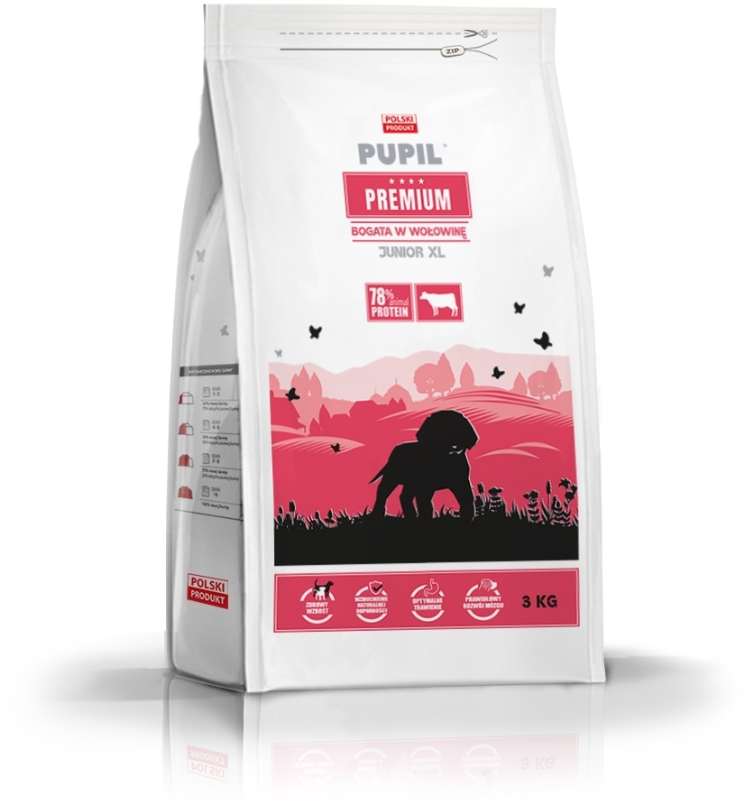 Pupil Premium wołowina junior duże rasy 3 kg