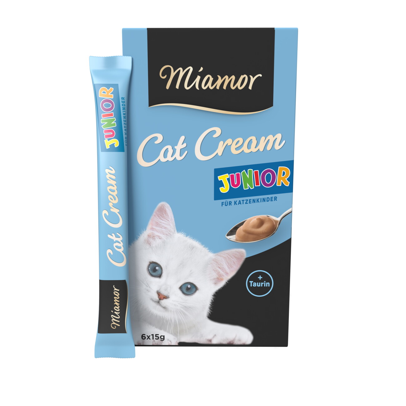 Miamor Cat Cream łosoś w sosie kitten 15 g × 6