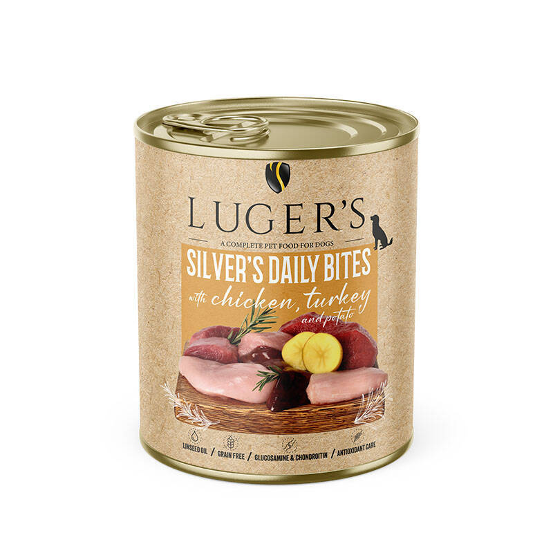 Luger's Silver's Daily Bites indyk, kurczak senior 800 g