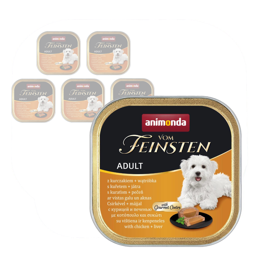 Animonda Vom Feinsten kurczak, wątróbka 150 g × 6