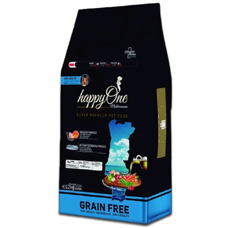 HappyOne Mediterraneum sardynka adult 12 kg