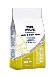 Specific biała ryba puppy duże rasy 4 kg