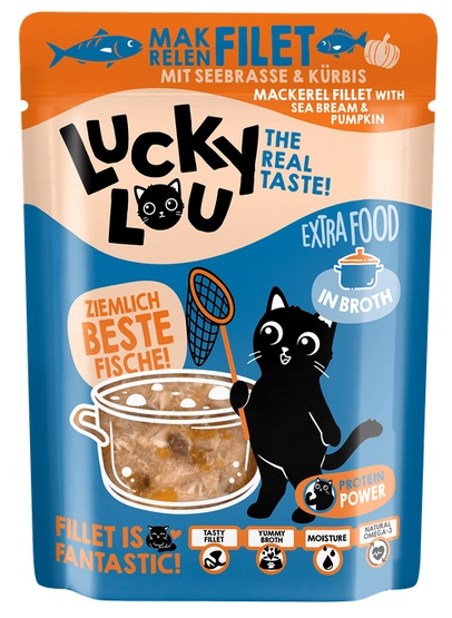 Lucky Lou Extrafood dorada, makrela w bulionie 70 g