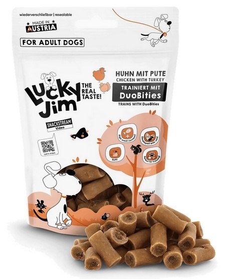 Lucky Jim DuoBities indyk, kurczak 70 g