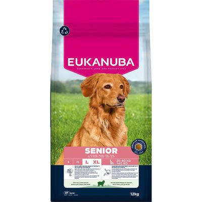 Eukanuba Premium Nutrition jagnięcina z ryżem senior duże rasy 12 kg × 2