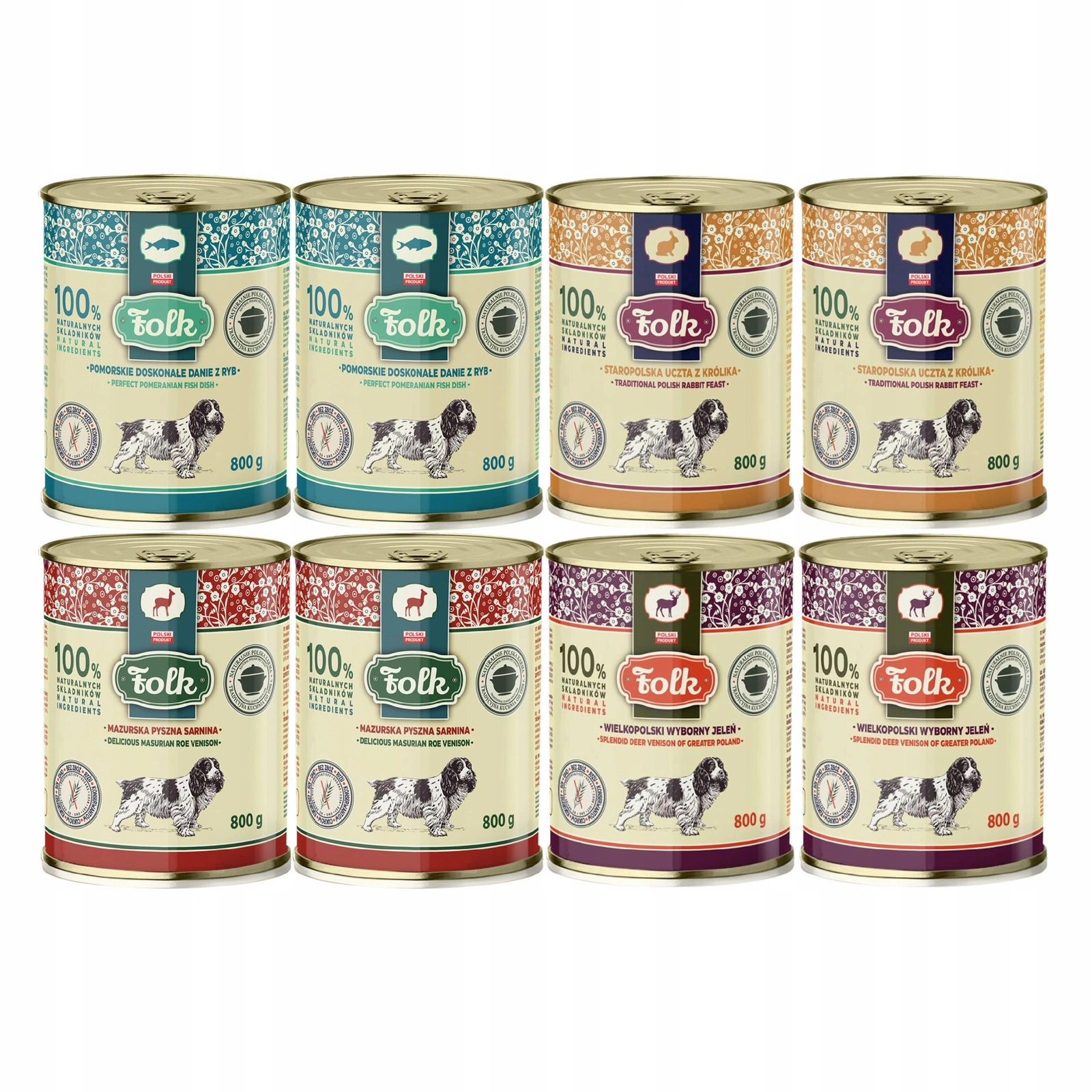 Folk adult 800 g × 8