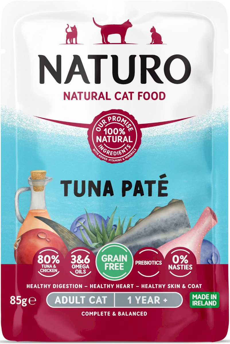 Naturo tuńczyk pasztet adult 85 g