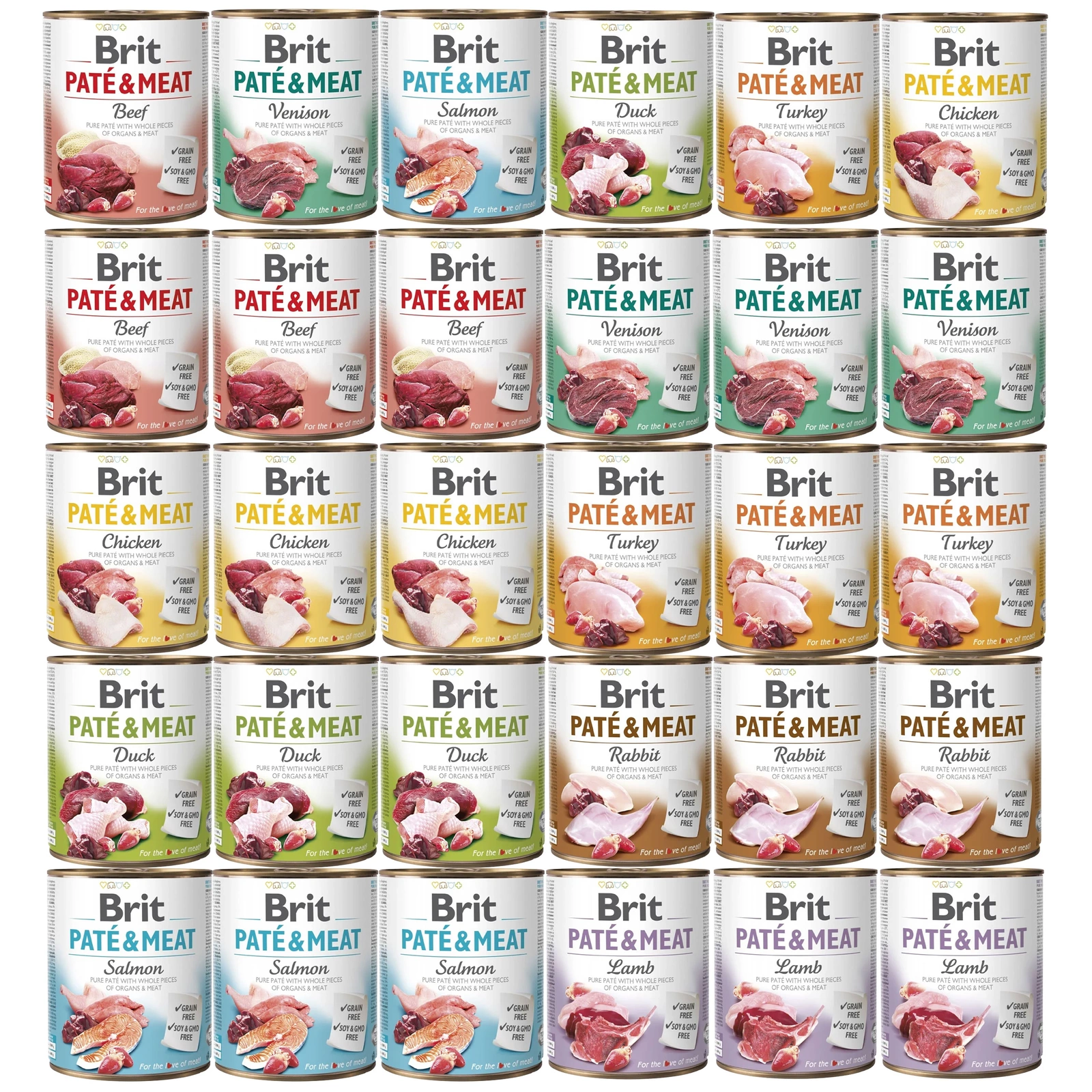 Brit Pate & Meat 800 g × 30