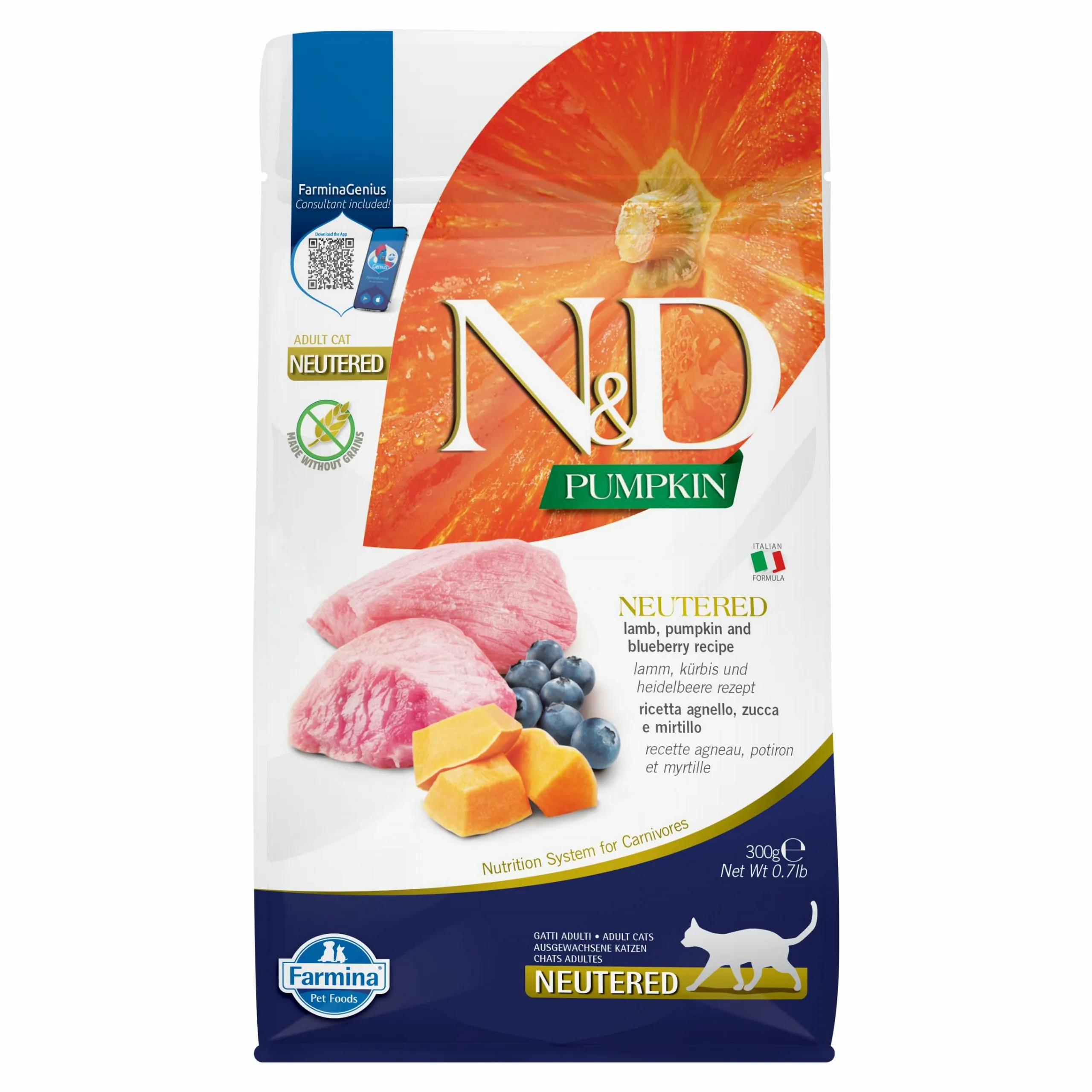 Farmina N&D Pumpkin Sterilised jagnięcina z dynią adult 300 g