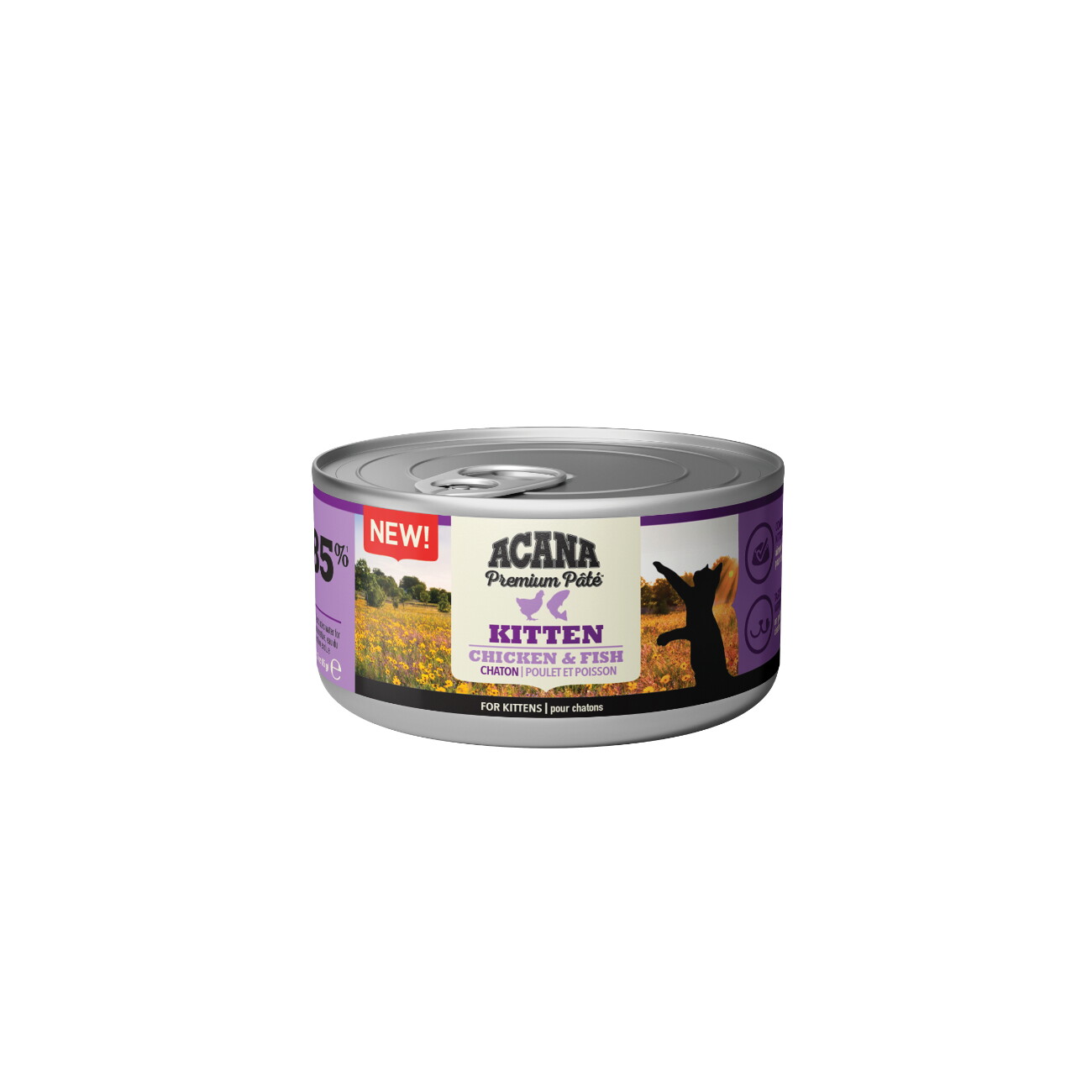 Acana Premium Pâté kurczak, ryby pasztet kitten 85 g × 24
