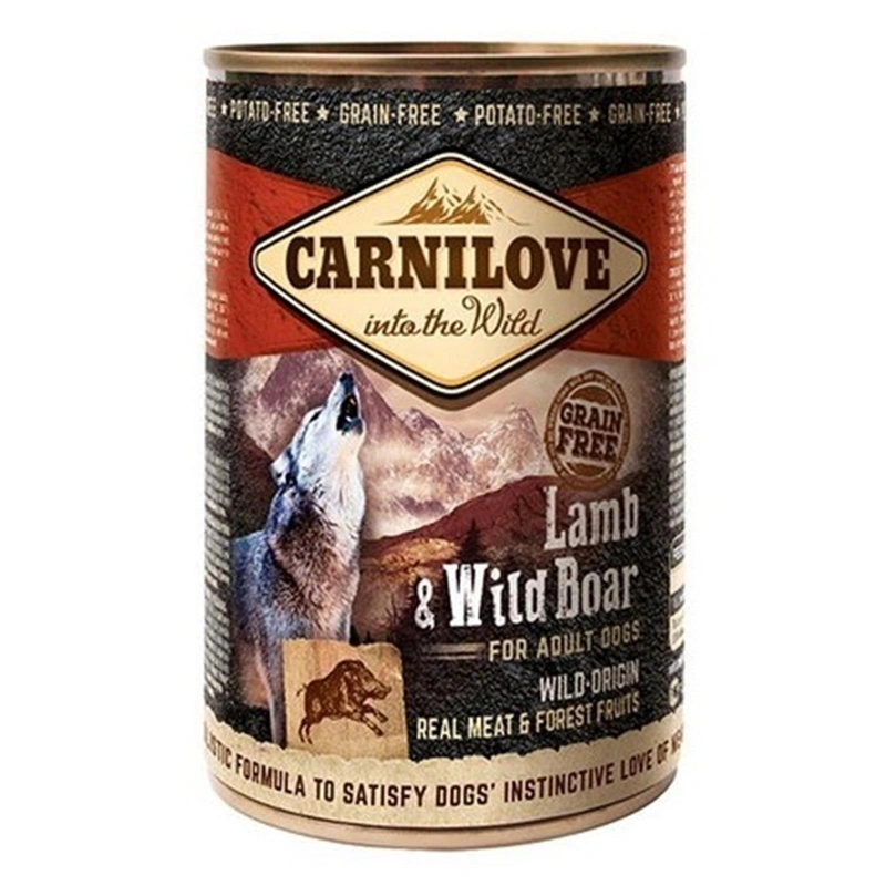 Carnilove jagnięcina, dzik 400 g