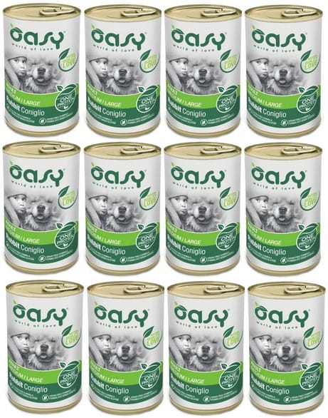 Oasy One Protein królik adult 400 g × 12