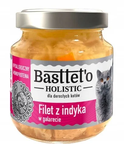 Basttet'o Holistic Sterilised indyk w galaretce adult 130 g