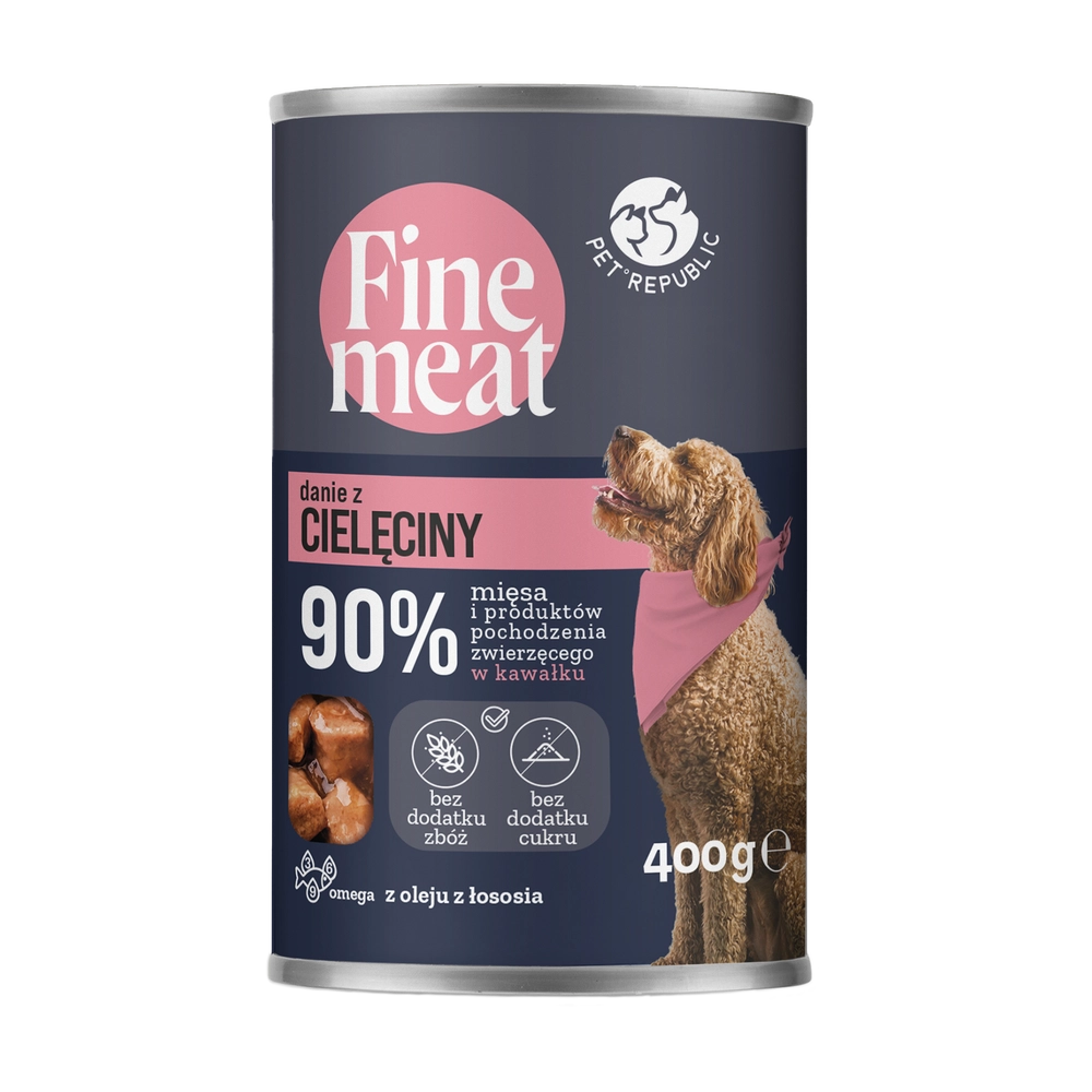 PetRepublic Fine Meat cielęcina 400 g × 10