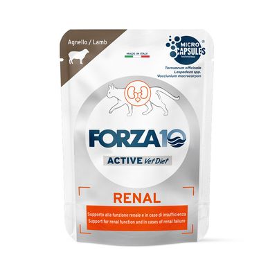Forza10 Active Vet Diet Renal jagnięcina pasztet adult 80 g × 12