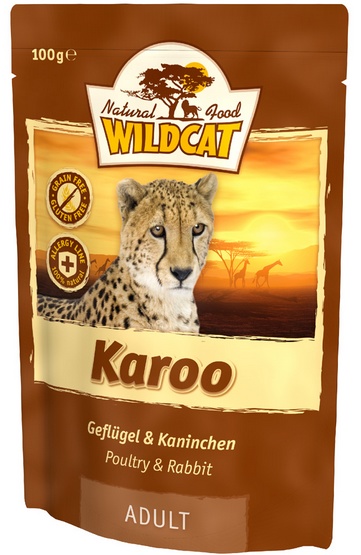 Wildcat Karoo drób, królik z batatem adult 100 g