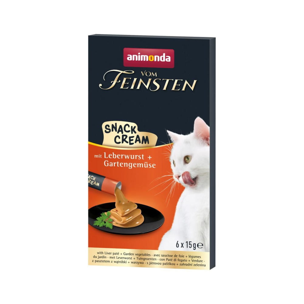 Animonda Vom Feinsten wątróbka z warzywami ogrodowymi pasztet adult 15 g × 6