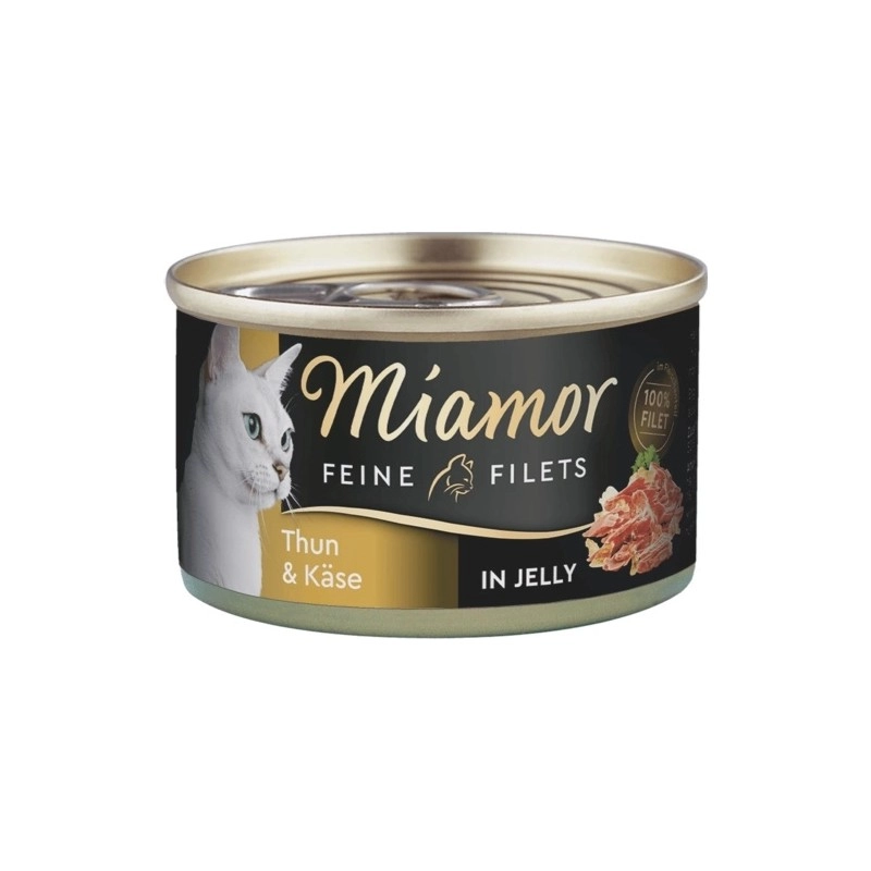Miamor Feine Filets Sensitive tuńczyk, ser w galaretce 100 g