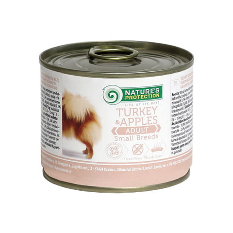 Nature's Protection indyk adult małe rasy 200 g