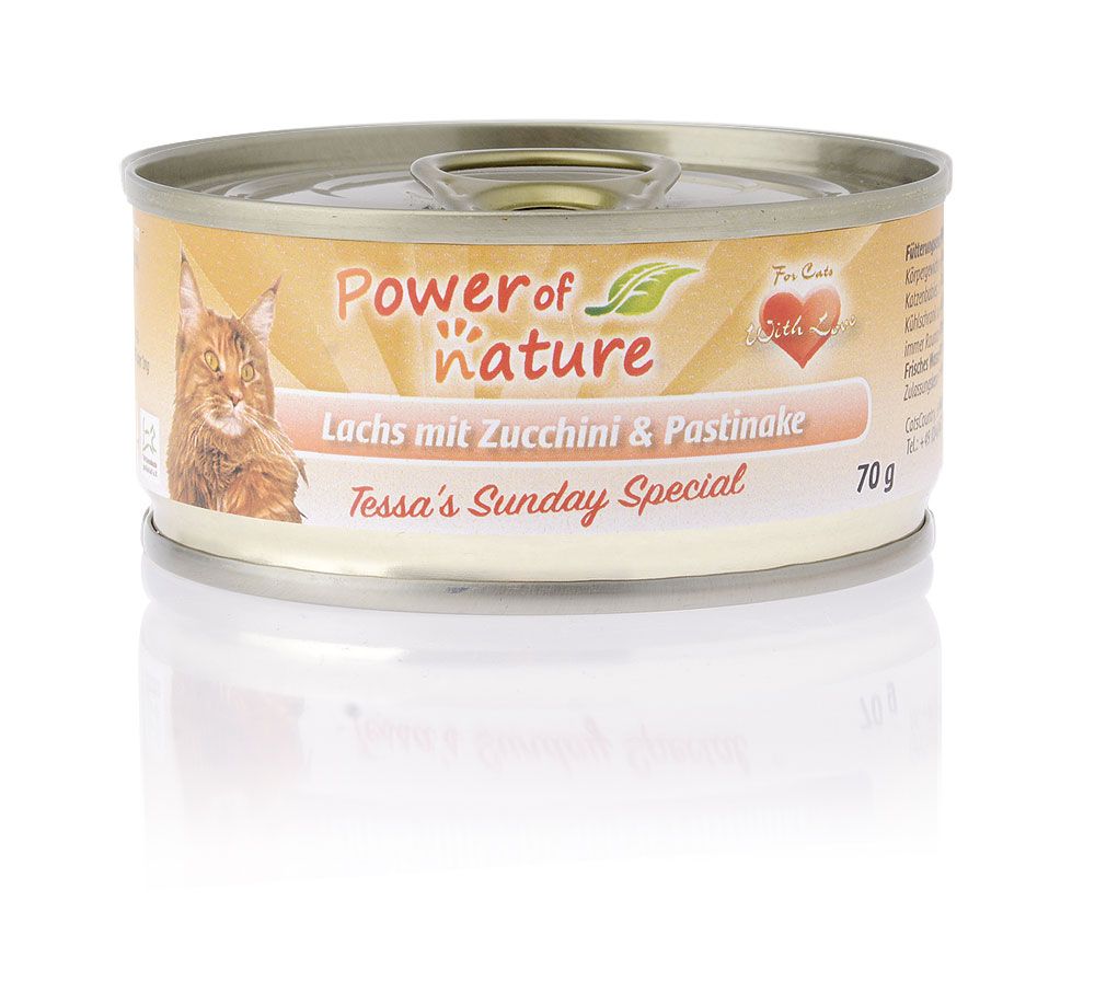 Power Of Nature Tessa's Sunday Special łosoś z cukinią i pasternakiem w bulionie 70 g