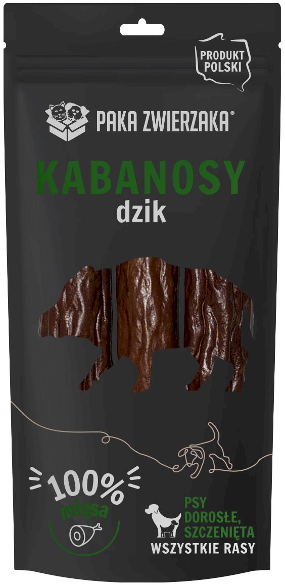 Paka Zwierzaka Kabanosy dzik 27 g × 3