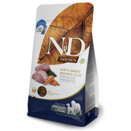 Farmina N&D Brown jagnięcina z marchewką, spiruliną adult średnie, duże rasy 2 kg
