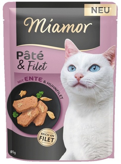 Miamor Pate & Filet kaczka, kurczak 85 g
