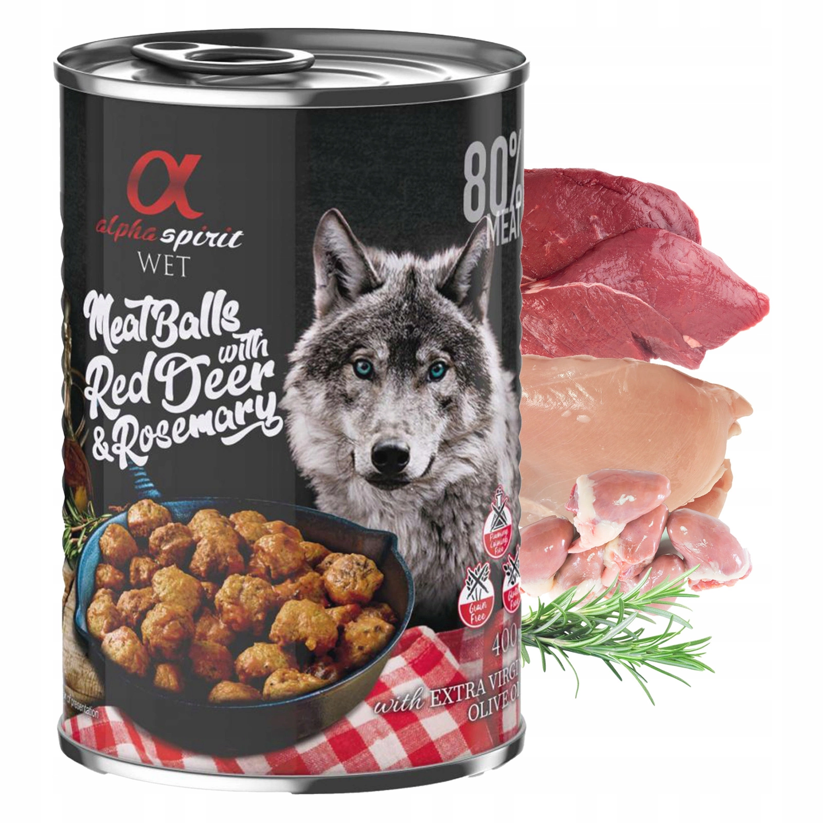 Primal Spirit jeleń 400 g
