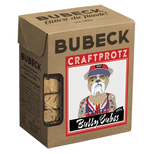 Bubeck Bully Cubes kaczka 500 g